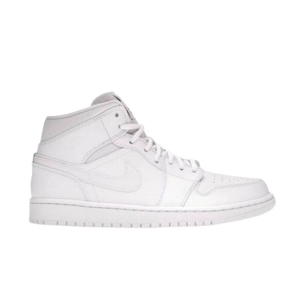 NIKE Air Jordan 1 Retro Mid 'White' Sneakers Size 11